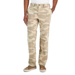 Club Room Men 4-Way Stretch Camouflage Pants Olive Combo Size 33X32 2074